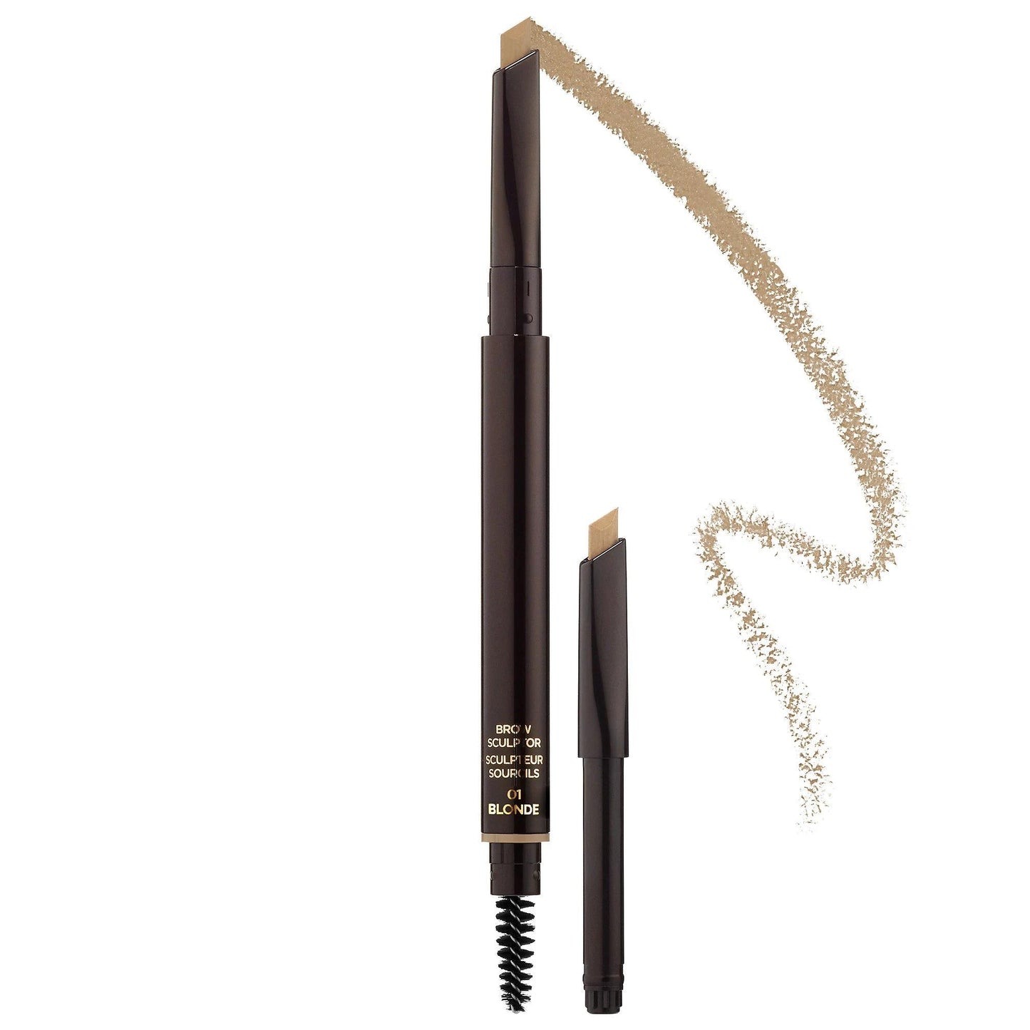 Anastasia Brow Sculptor Pencil - Refillable Waterproof Eyebrow Pencil for Precise Grooming, Long-Lasting Wear, and Clean Beauty