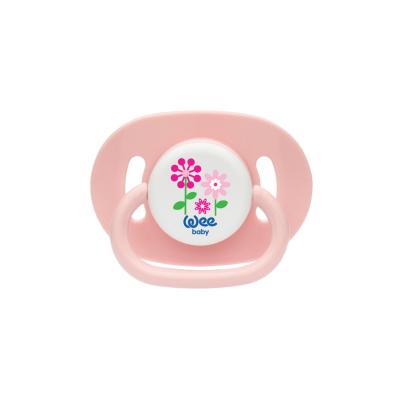 Wee Baby BPA-Free Silicone Baby Pacifier for Infants 6-18 Months - Orthodontic Design, Easy to Clean