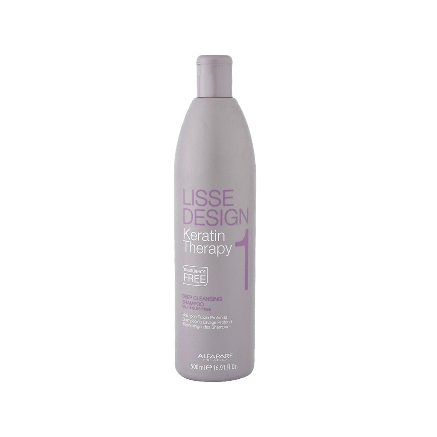 Alfaparf Keratin Pre-Treatment Shampoo 500ml - Prepares Hair for Keratin Treatment, Professional Hair Care
