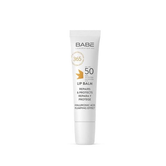Babe Lip Balm SPF 50: Repairs, Protects & Moisturizes - Sunscreen Lip Care for Dry, Chapped Lips - 15ml