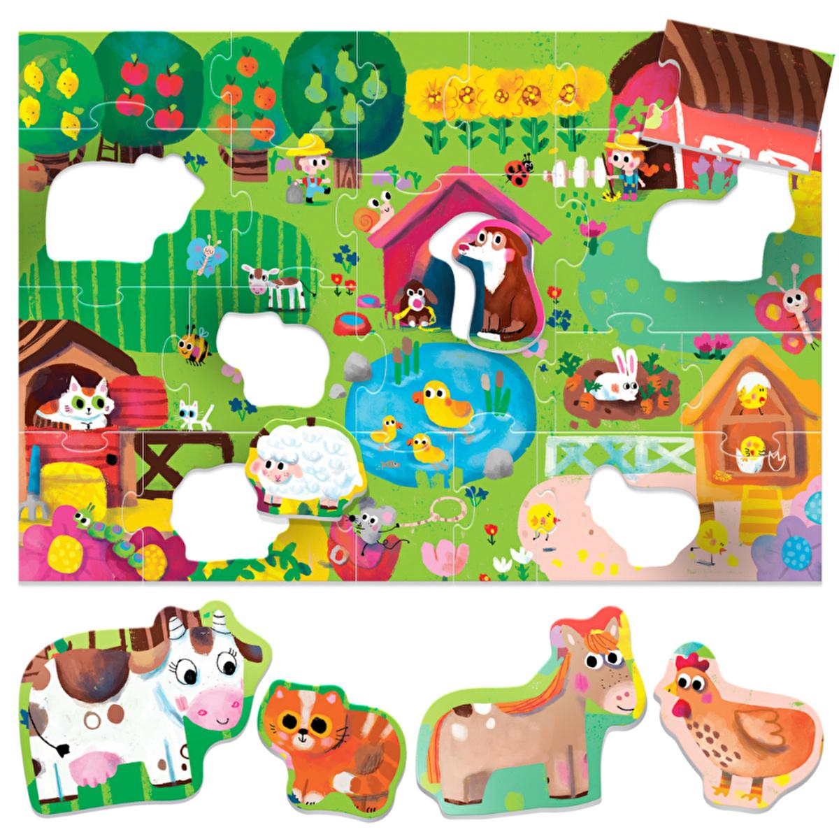 Headu Ecoplay Shaped Puzzle Sea for Kids - Educational Toy for Children Aged 2-5 Years