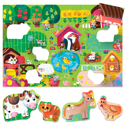 Headu Ecoplay Shaped Puzzle Sea for Kids - Educational Toy for Children Aged 2-5 Years