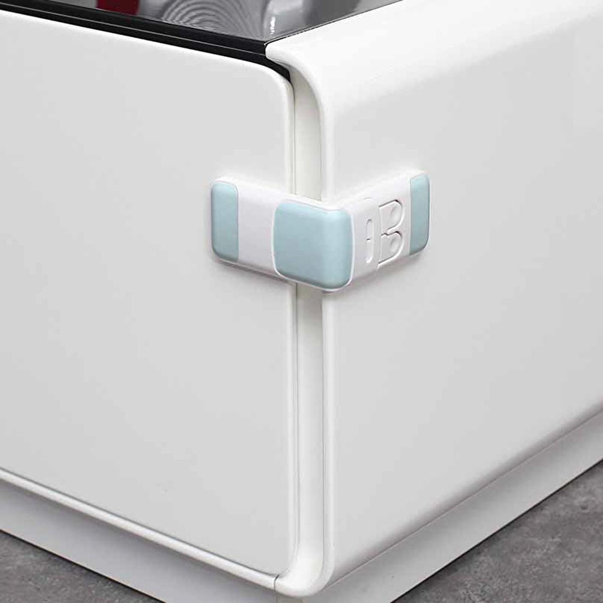 Miny Baby Cabinet Safety Lock - Childproof Drawer Lock with Double Safety Button Mechanism