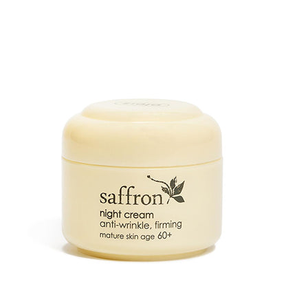 Ziaja Safran: Anti-Wrinkle Night Cream 60+ - Firming, Vegan, Collagen & Hyaluronic Acid - Reduce Wrinkles & Restore Youthful Skin