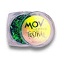 Mov Glitter Cream: Peacock Iridescent Shimmer Cream for Face & Body - Tropical-Inspired, High Pigment Highlighter Makeup for Festival & Everyday Looks
