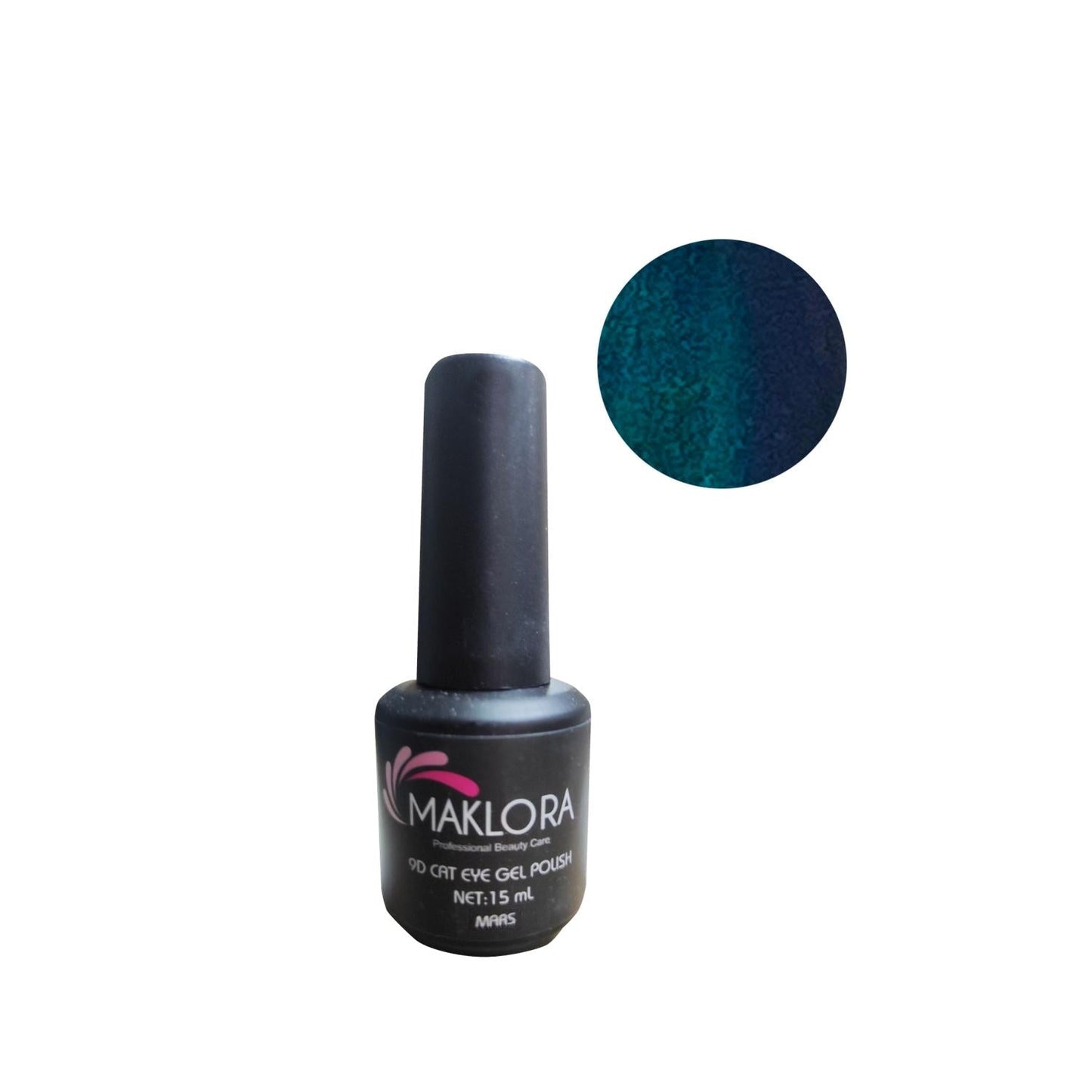 Maklora 9D Cat Eye Gel Polish - Long Lasting Nail Art Finish, Mars Shade, 15ml