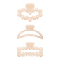 Eklips Pearl Hair Clip: Elegant White Pearl Claw Clip for Women - Stylish Decorative Accessory for Everyday & Special Occasions