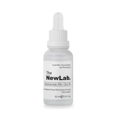 NewLab Acne Treatment Pore Minimizing Face Serum - Niacinamide & Zinc PCA for Oily Skin, Vegan Cruelty-Free Skincare, Reduces Enlarged Pores