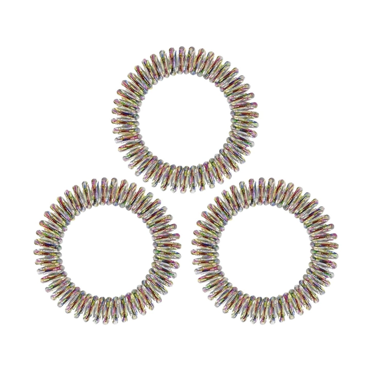 Invisibobble Slim Vanity Fairy 3-Pack Hair Ties - Stylish, Comfortable, and Durable Hair Accessories for Long Hair