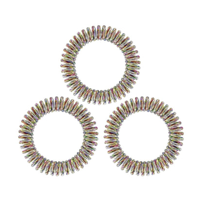 Invisibobble Slim Vanity Fairy 3-Pack Hair Ties - Stylish, Comfortable, and Durable Hair Accessories for Long Hair