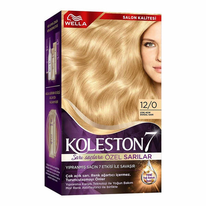 Wella Koleston Supreme 12/0 Very Light Natural Blonde Hair Dye: Long Lasting Color & 100% Gray Coverage, Oil Infused for Healthy Hair
