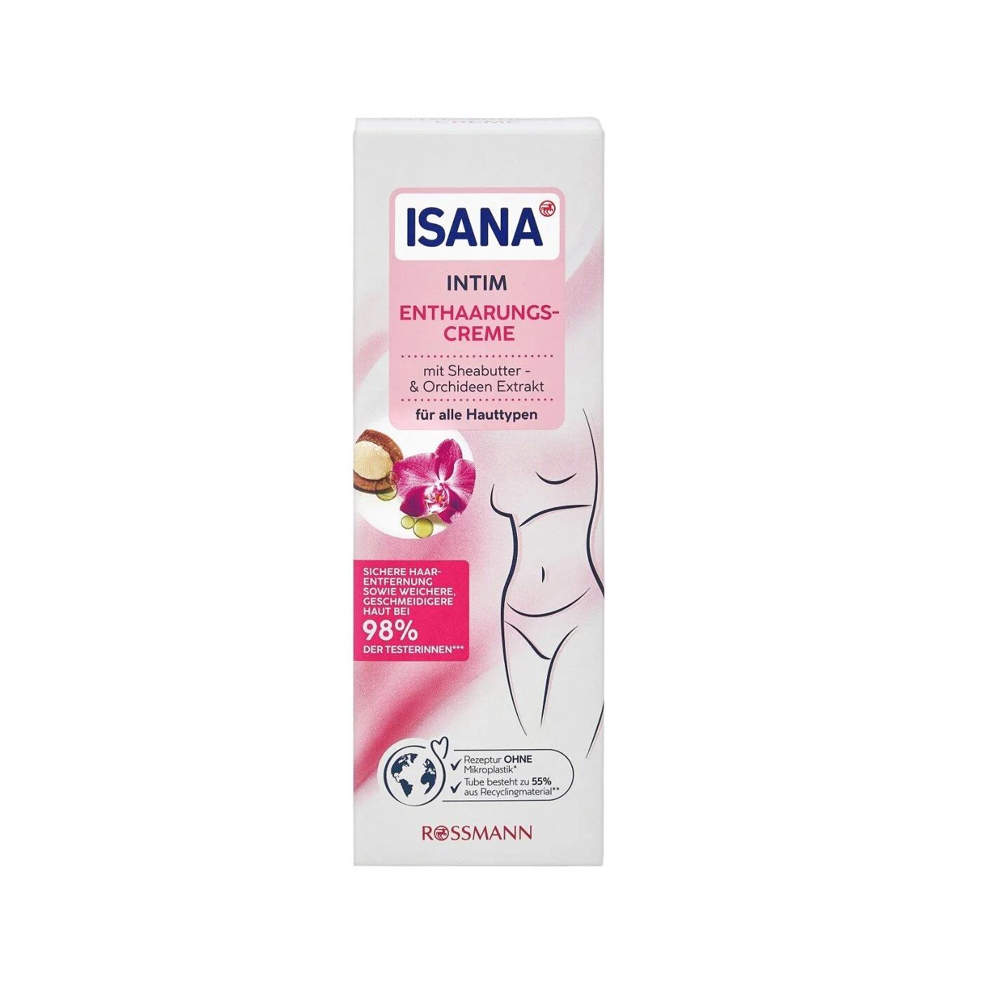 Isana Intimate Hair Removal Cream for Sensitive Skin 100 ml