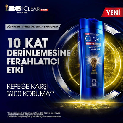 Clear Men Cool Sport Menthol Anti-Dandruff Shampoo 350 ml
