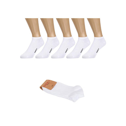 Ozzy Socks Women's 5-Pack Seamless Cotton Socks - Comfortable Footwear for Women, Sizes 36/40