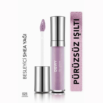 Flormar Dewy Lip Glaze 025 Lavender for Glossy Shine