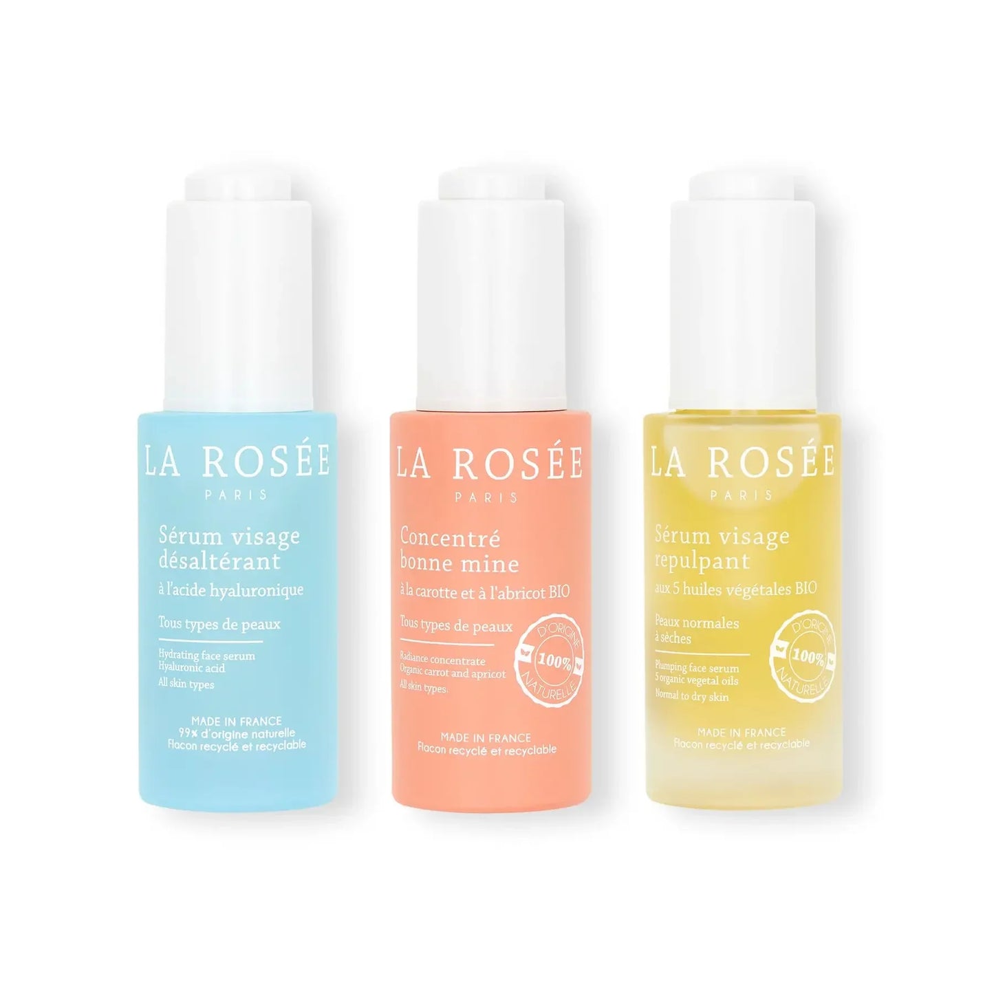 La Rosée Trio Serums Hydration and Glow Gift Set