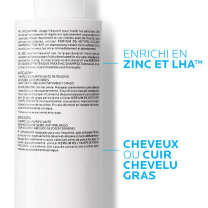 La Roche-Posay KÉRIUM Anti-Dandruff Gel Shampoo for Oily Scalp