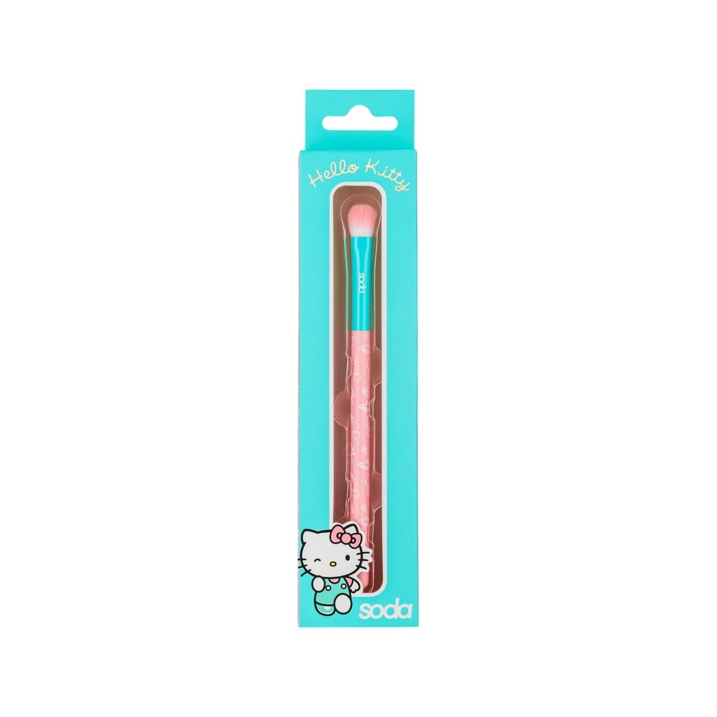 Soda Hello Kitty Makeup Brush - Flat Face Brush for Smooth Makeup Application
