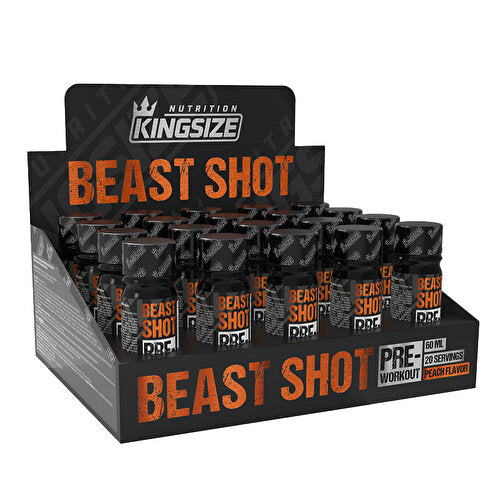 Kingsize Nutrition Beast Shot Pre-Workout 60 mL 20 Pieces