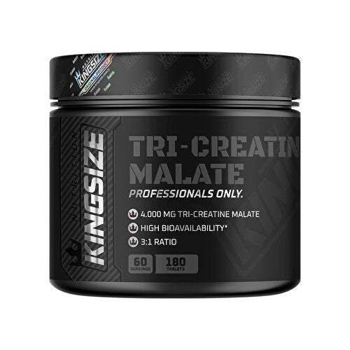 Kingsize Nutrition Tri-Creatine Malate 180 Tablets