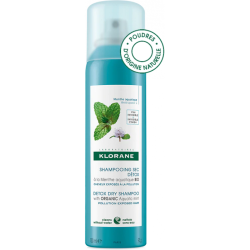 Klorane Dry Shampoo with Organic Aquatic Mint