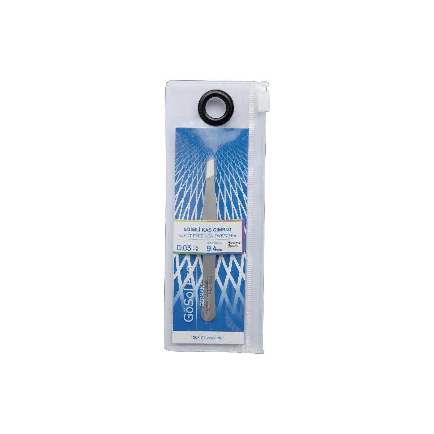 Gosol Slanted Eyebrow Tweezers for Precise Shaping