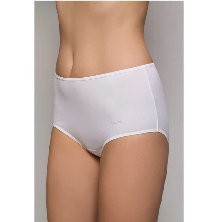 Kom Basic Maxi Briefs High Coverage White 2-Pack