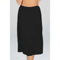 Kom Plain Half Slip in Black for a Smooth Silhouette