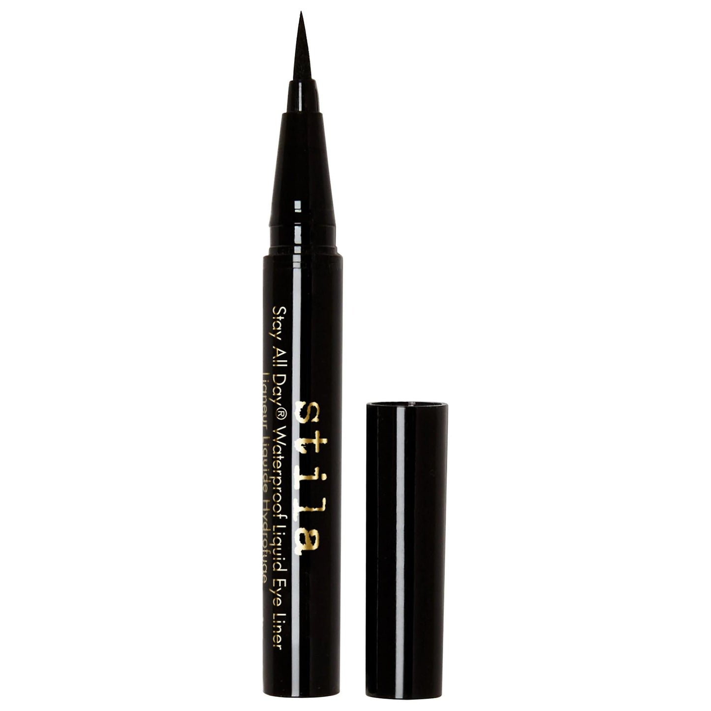 Mini Stay All Day Waterproof Liquid Eye Liner - Long-Lasting, Smudge-Proof, Travel-Size Cosmetic