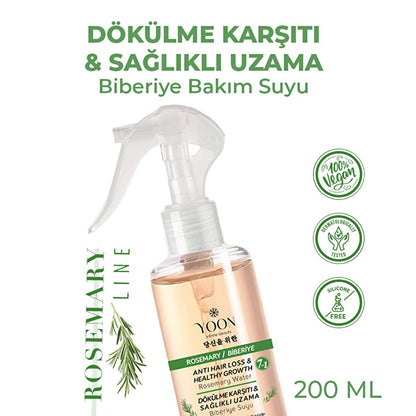 Yoon Hair Care Serum with Rosemary Extract - Anti-Hair Loss, Promotes Hair Growth & Healthier Scalp