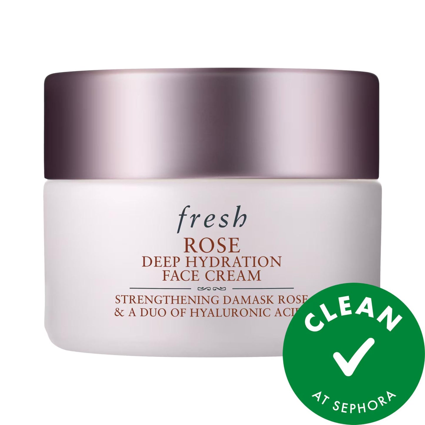 Rose & Hyaluronic Acid Deep Hydration Moisturizer - 72 Hour Hydration, Lightweight & Natural Skincare