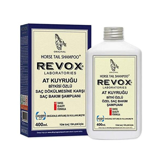 Revox Horse Tail Extract Shampoo: Natural Hair Loss Treatment & Hair Growth - Plant Based Keratin Balancing, Damage Protection, 12.17 fl oz