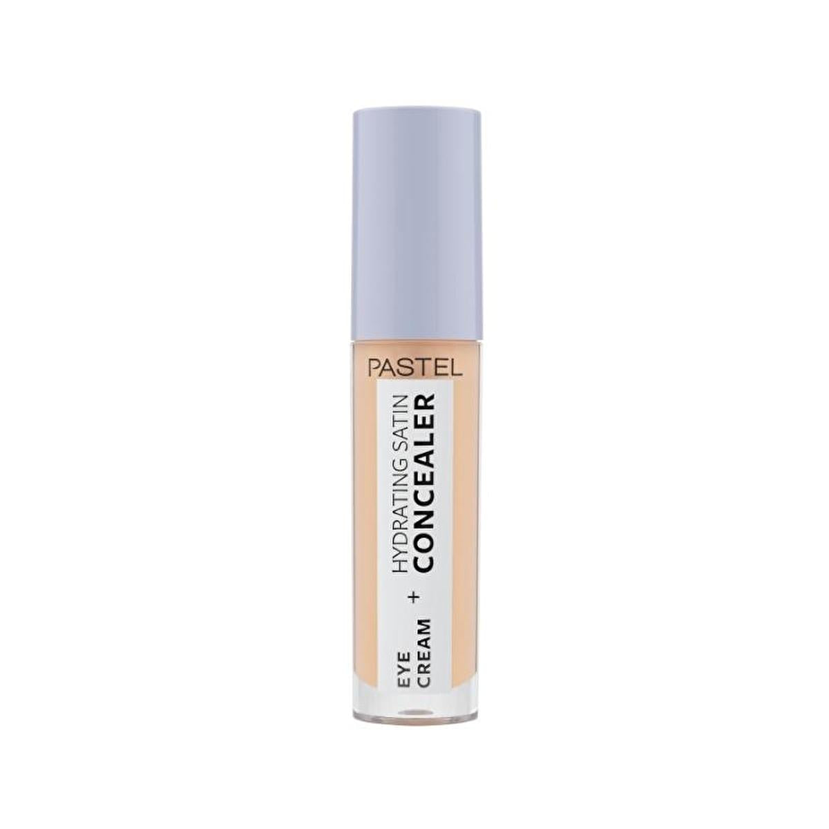 Pastel Makeup Eye Cream + Hydrating Concealer: Brighten, Cover Dark Circles & Hydrate - Long Lasting Satin Finish for Tired Eyes
