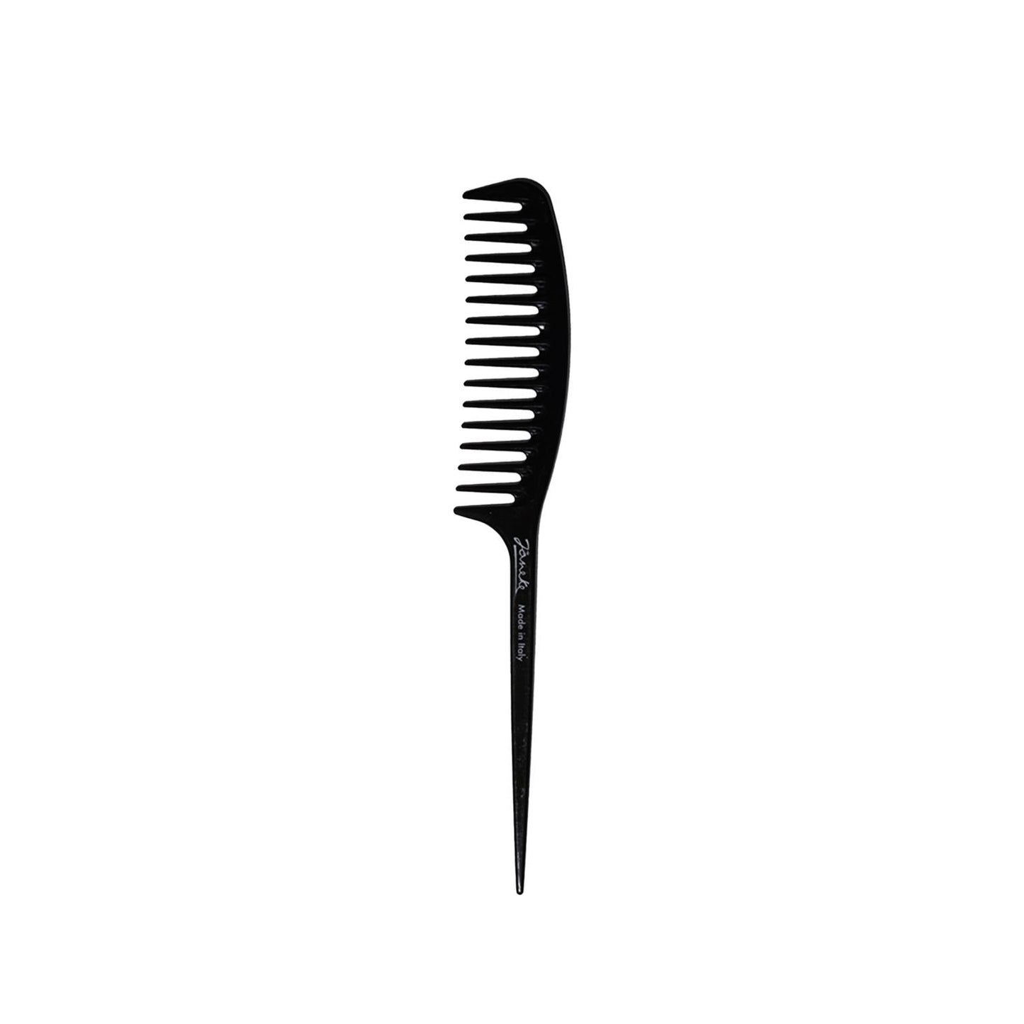 Janeke Fashion Comb in Black for Smooth Styling 1 pc