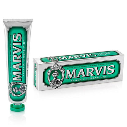Marvis Klasik Ekstra Nane Toothpaste - 85ml - Adult Oral Care with Sodium Fluoride & Whitening Benefits