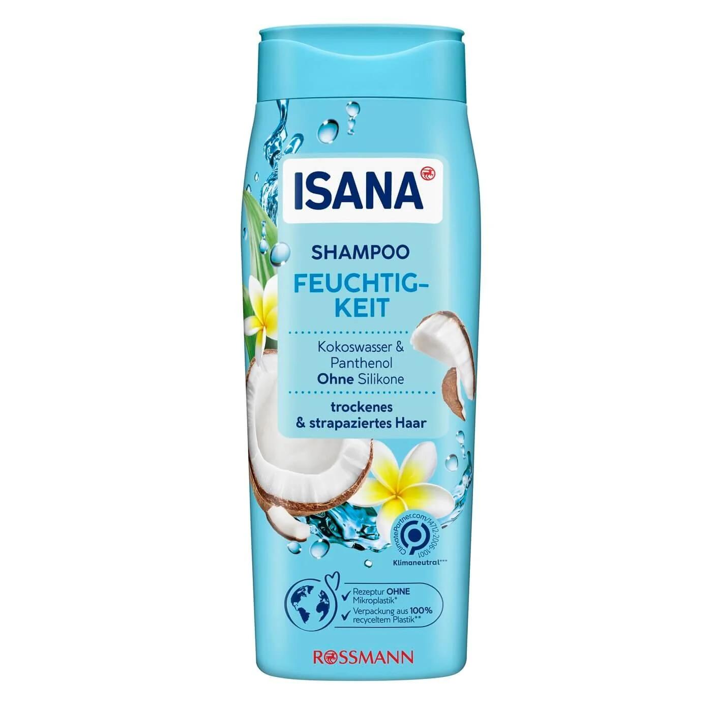 Isana Moisturizing Shampoo with Hydrating Care 300 ml