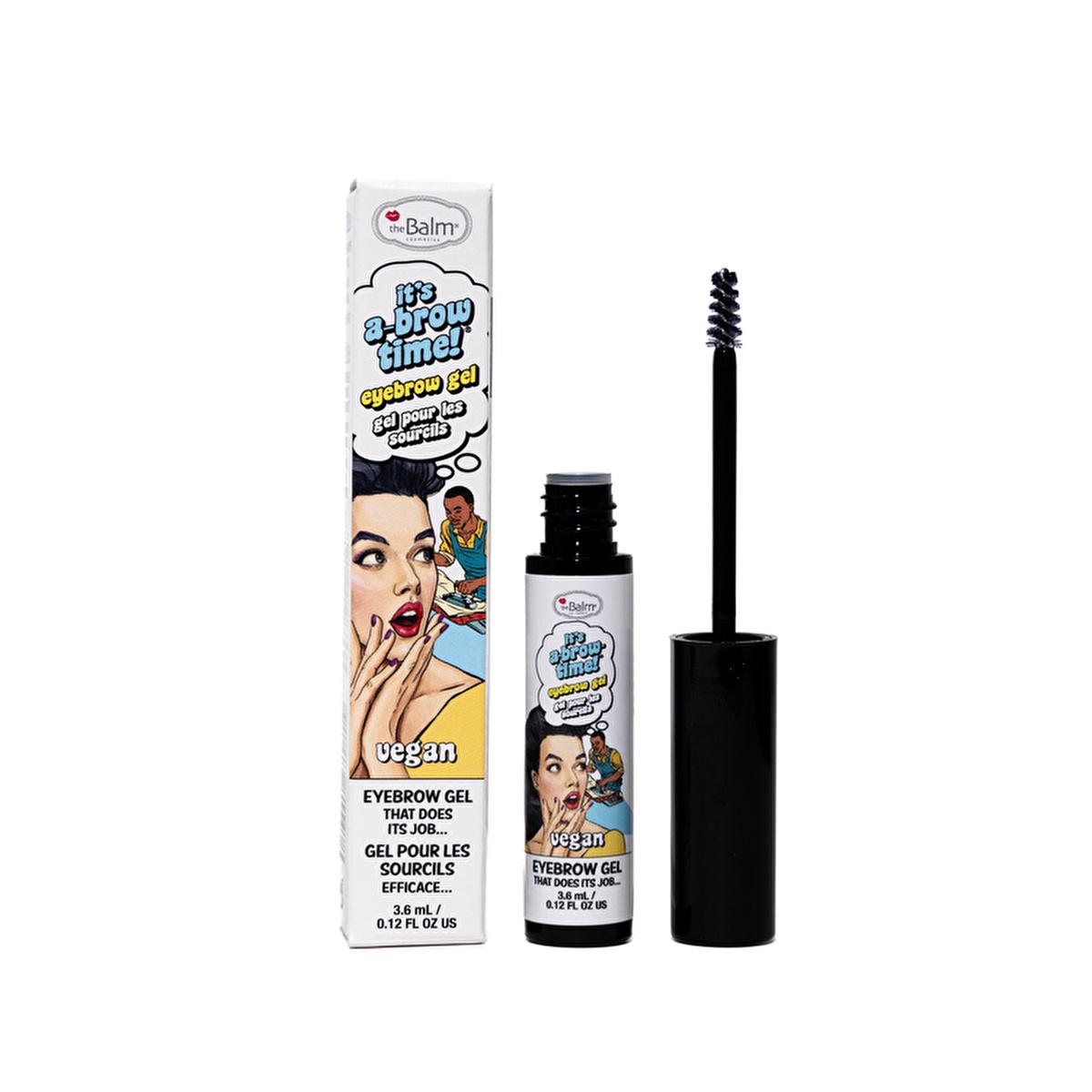 theBalm It's A Brow Time Clear Brow Gel: Shape, Define & Hold All Day - Vitamin B5 Enriched Eyebrow Mascara
