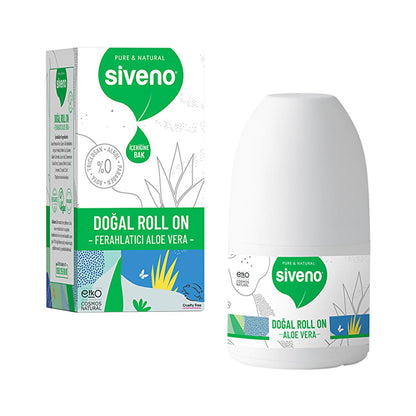 Siveno Natural Aloe Vera Roll-On Deodorant for Women - 100% Natural Ingredients, Chemical-Free & Eco-Friendly