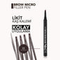 Flormar Brow Micro Filler Comb-Tip Eyebrow Pen 04 Deep Brown