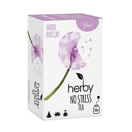Herby Çay No Stress Herbal Tea for Relaxation and Calming - 30g