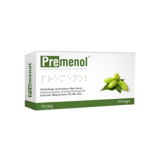 Premenol - 60 Tablets with Vitamins, Minerals, and Herbal Extracts