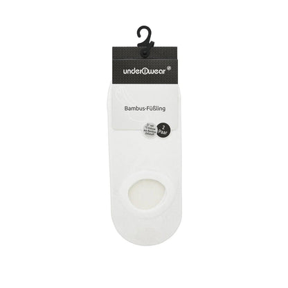Underwear Bamboo Socks Soft & Breathable White - 2 Pairs