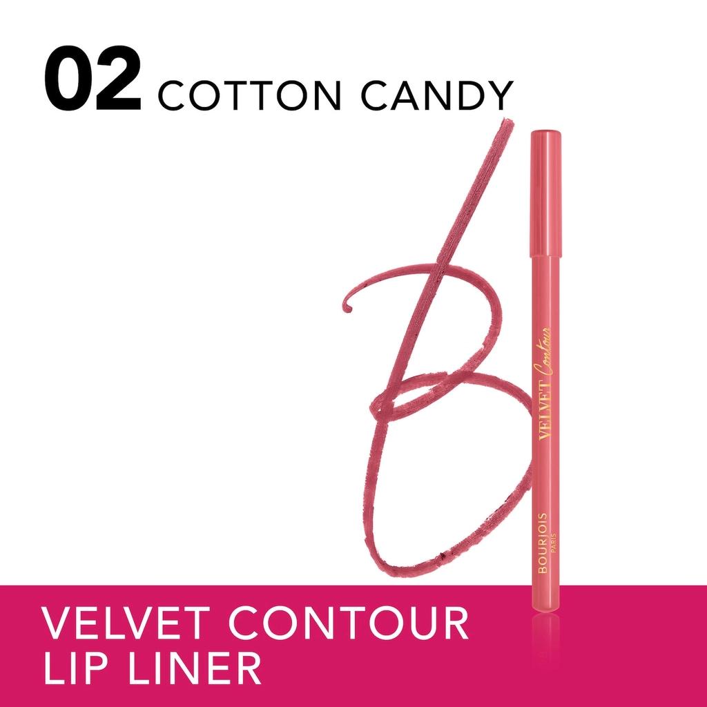 Bourjois Velvet Contour Lip Liner in 02 Cotton Candy