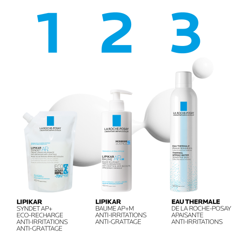 La Roche-Posay LIPIKAR Crème Lavante Relipidante Duo Set