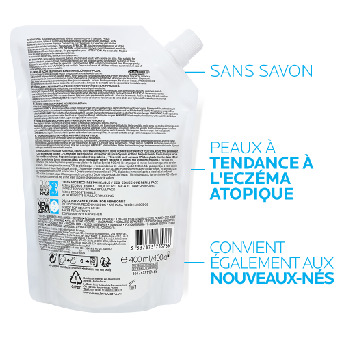La Roche-Posay LIPIKAR Crème Lavante Relipidante Duo Set