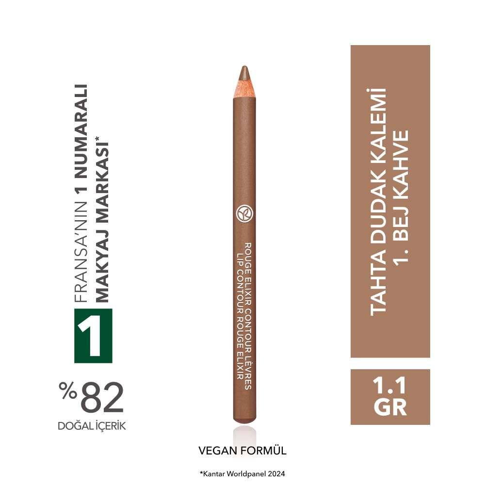 Wooden Lip Liner Pencil for Defined Lips
