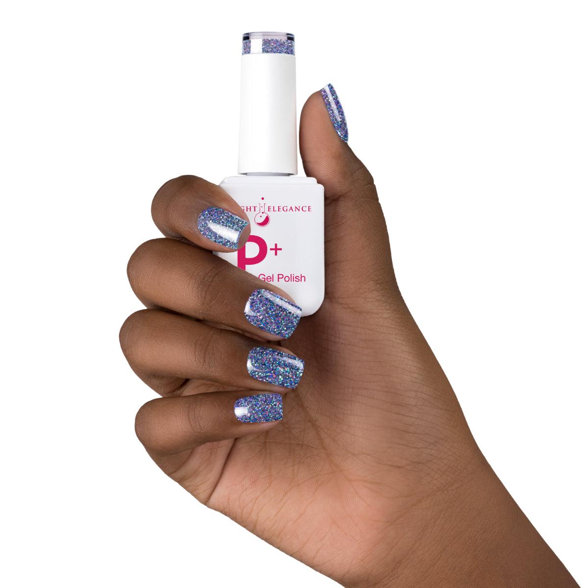 Light Elegance P+ Soak-Off Glitter Gel Polish - Tough Act To Follow