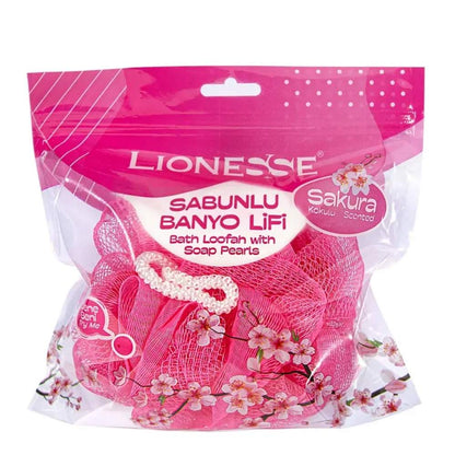 Lionesse Sakura Soap Infused Bath Sponge 956