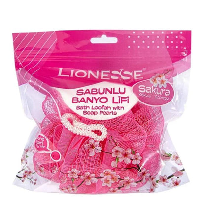 Lionesse Sakura Soap Infused Bath Sponge 956