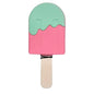 Lionesse Ice Cream Print Hair Brush for Easy Detangling
